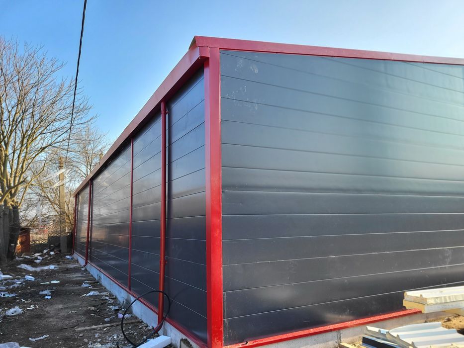 Vand hale metalice panouri sandwich la cheie conform proiect PT