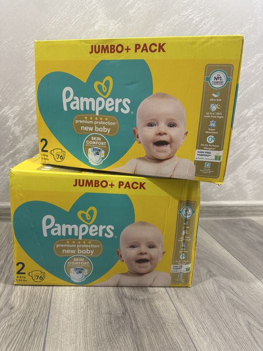 Premium Protection – New Baby (Size 2) – JUMBO+ Pack