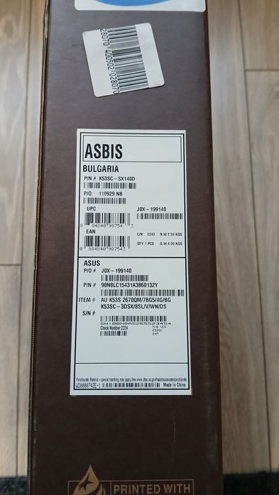 Лаптоп Asus K53S