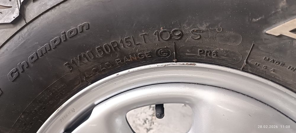 Гуми Bfgoodrich Al Terrain с джанти от Toyota Hilux