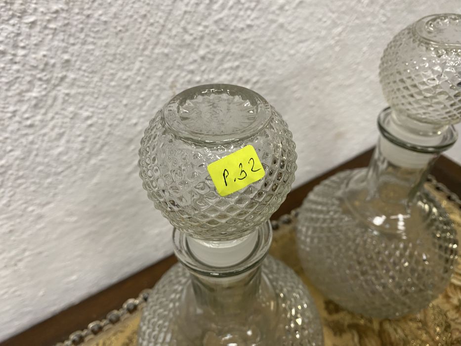 Кристални гарафи Kitchen Goods Великобритания 1950 гарафа