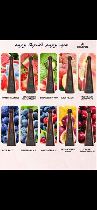 Vape 30k Pufuri in forma de Tequila, mult fum Shisha