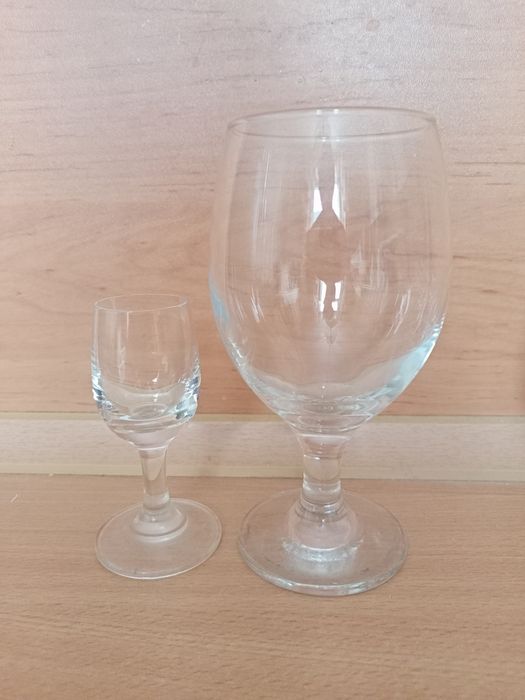 Набор бокалы и рюмки стеклянные