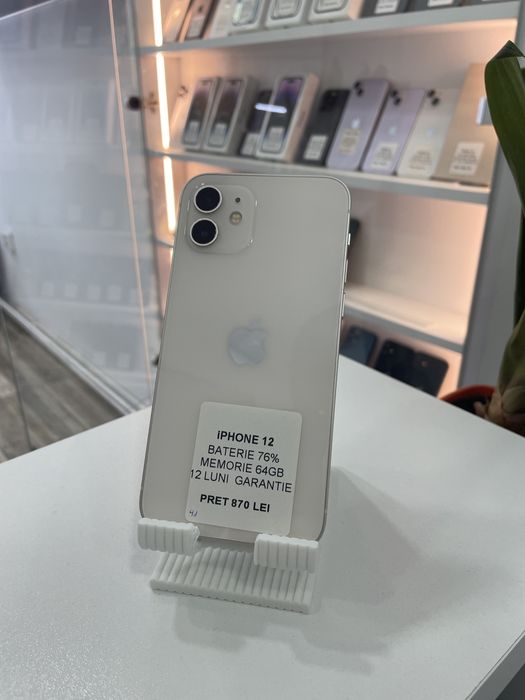 MAGAZIN: iPhone 12, 64gb, 76%, GARANTIE