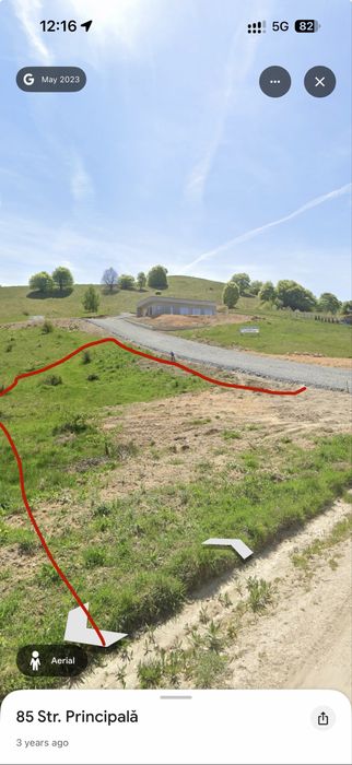 Teren intravilan la intrare în Sălicea, 1507mp, zona aerisita, panorama