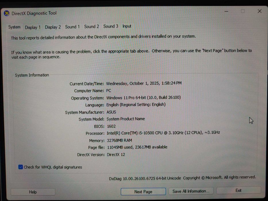 PC Gaming - I5 10500 - 32GB Ram - Nvidia 1080 - 8GB - 1.5Terra+Monitor