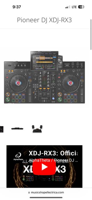 Конзола Pioneer XDJ-RX3