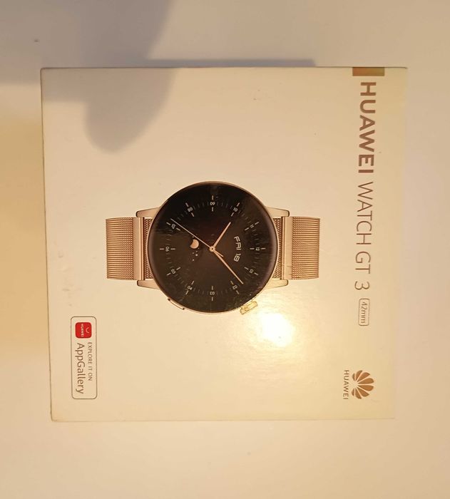 Smartwatch Huawei Watch GT3 Gold Milanese Strap, Model MIL - B19
