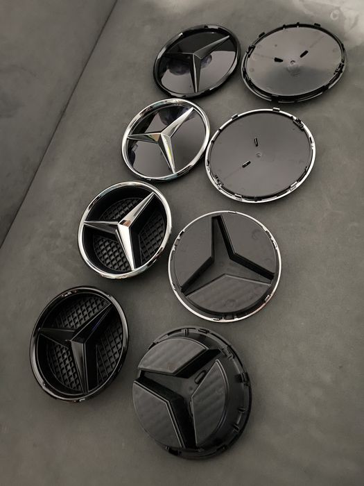 Emblema stea 18 18,5 21cm grila radiator Mercedes Benz W205 W213 GLC