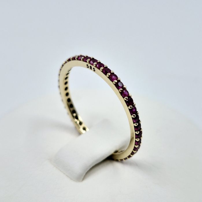 Inel tennis din aur de 14k, 1.65g | GlobalCash.ro #LU28664