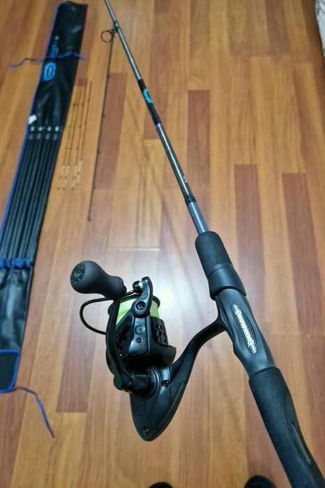 Vând combo Lanseta Browning Sphere 3.30 L de 70g cu mulineta okuma custom black de 4000