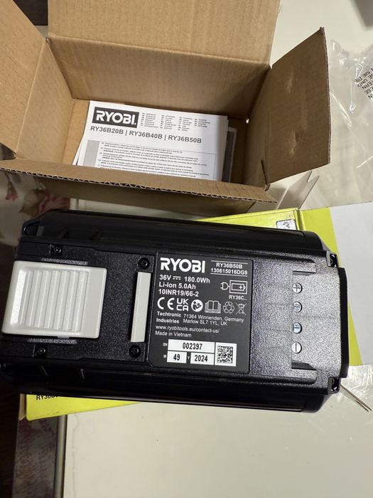 Ryobi acumulator 5 Ah 36V NEW 2024