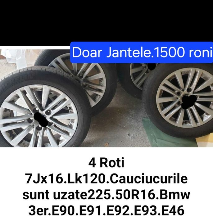 Roti BMW. SI MERCEDEZ..JANTELE sunt în stare foarte buna  bună
