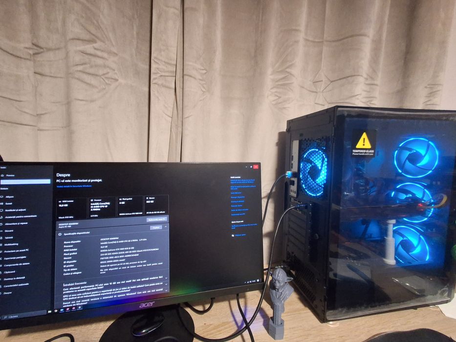 Vând/schimb Pc gaming cu wifi și Bluetooth