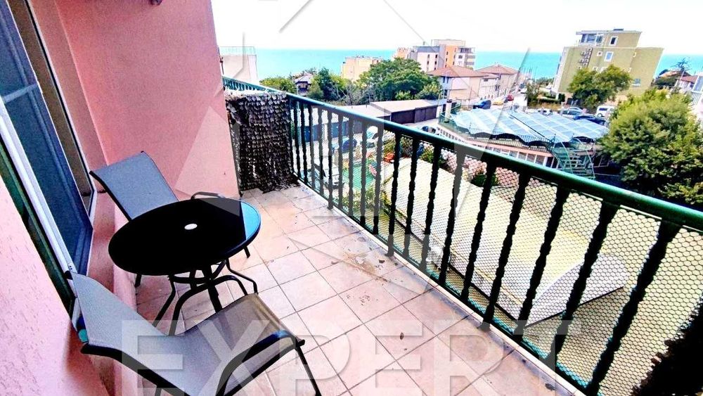 Тристаен апартамент с морска панорама и паркомясто под наем в м-т Ален Мак, Варна!