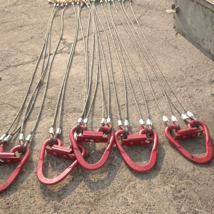 Четырехветвевые канатные стропы 4СК