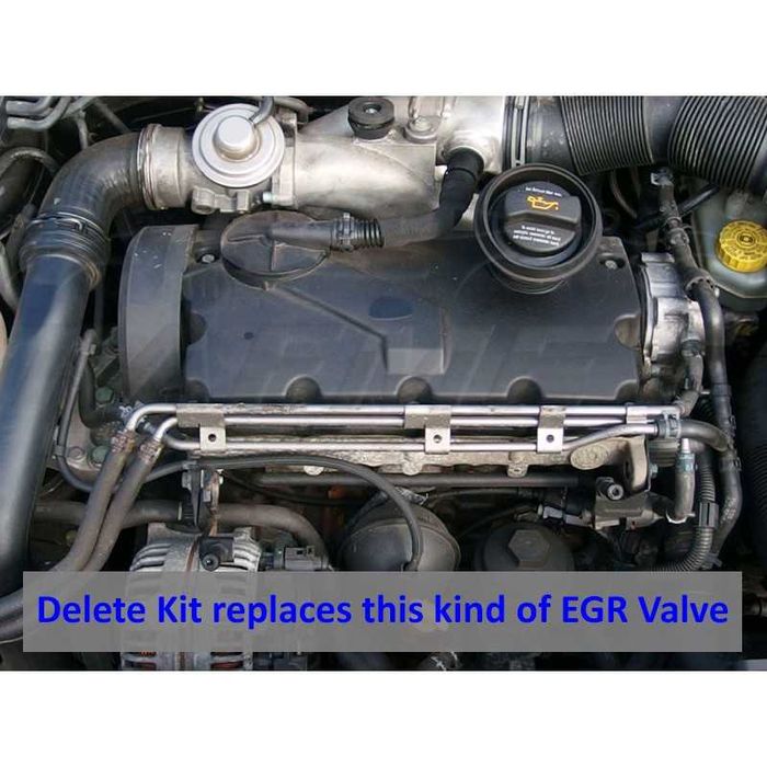 ЕГР EGR Delete Racepipe Race pipe VW Audi 57мм 1.9TDI  F_EGR_01A/ZU