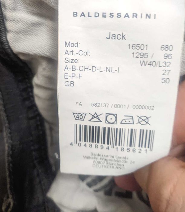 Blugi barbati BALDESSARINI, regular fit, 40, talie aprox 100 cm