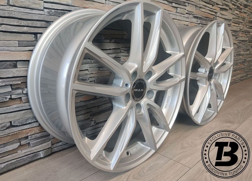 Set Jante MAK EVO SILVER R18 8J / 9J 5X112