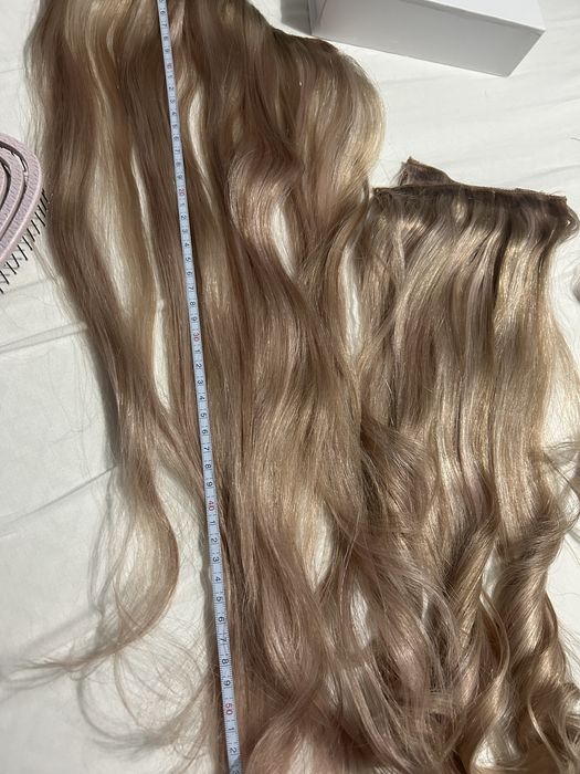 Extensii par natural clip on Russian