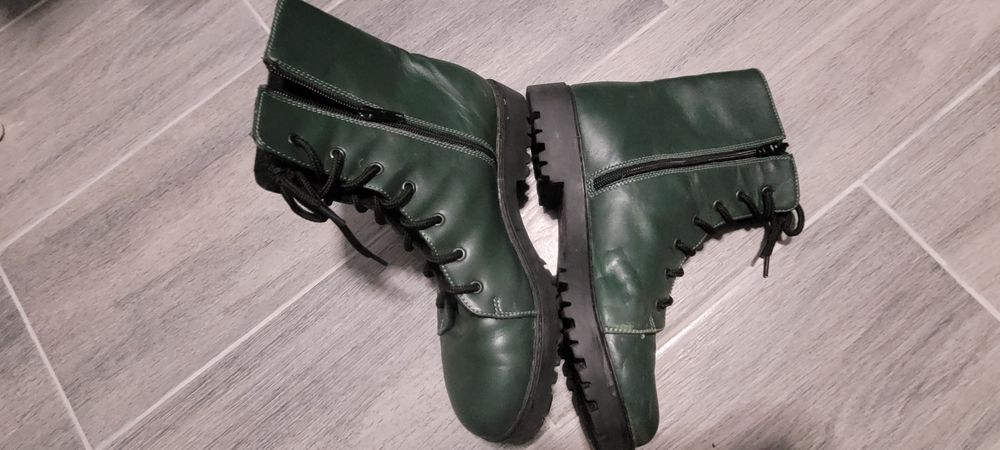 Дамски Боти тип кубинки