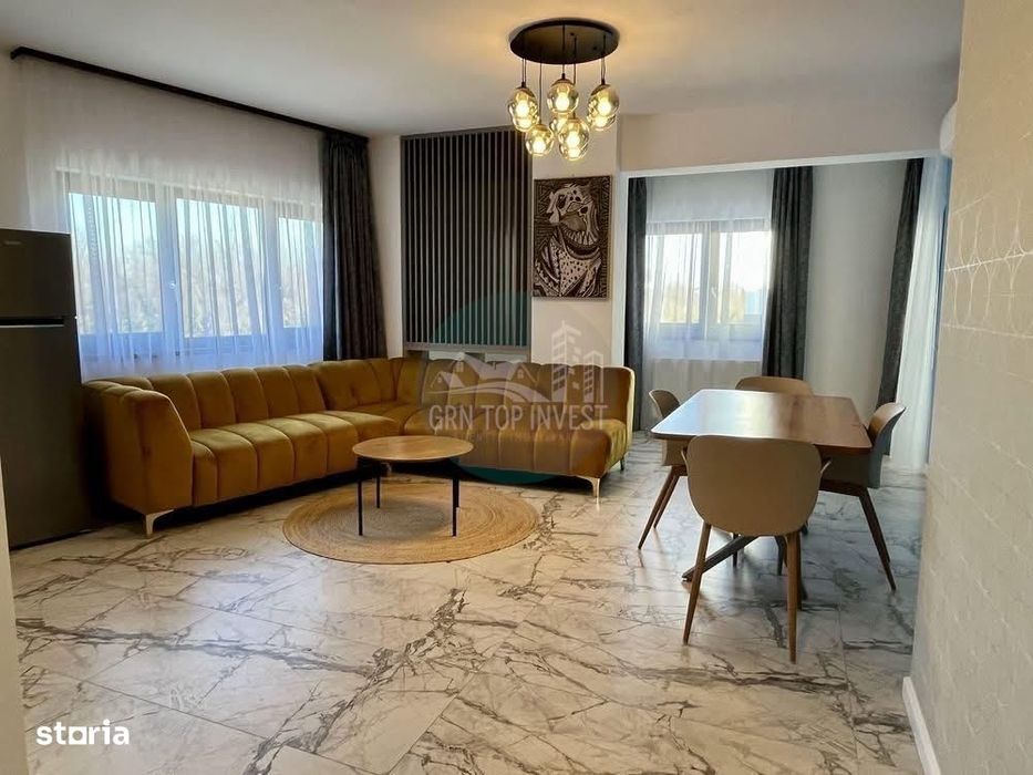 Apartament de LUX cu 3 camere 2 bai si parcare Garden City