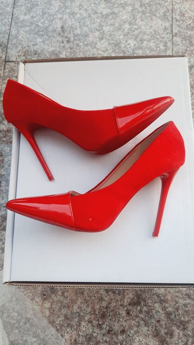 Pantofi stileto Tendez, piele naturala