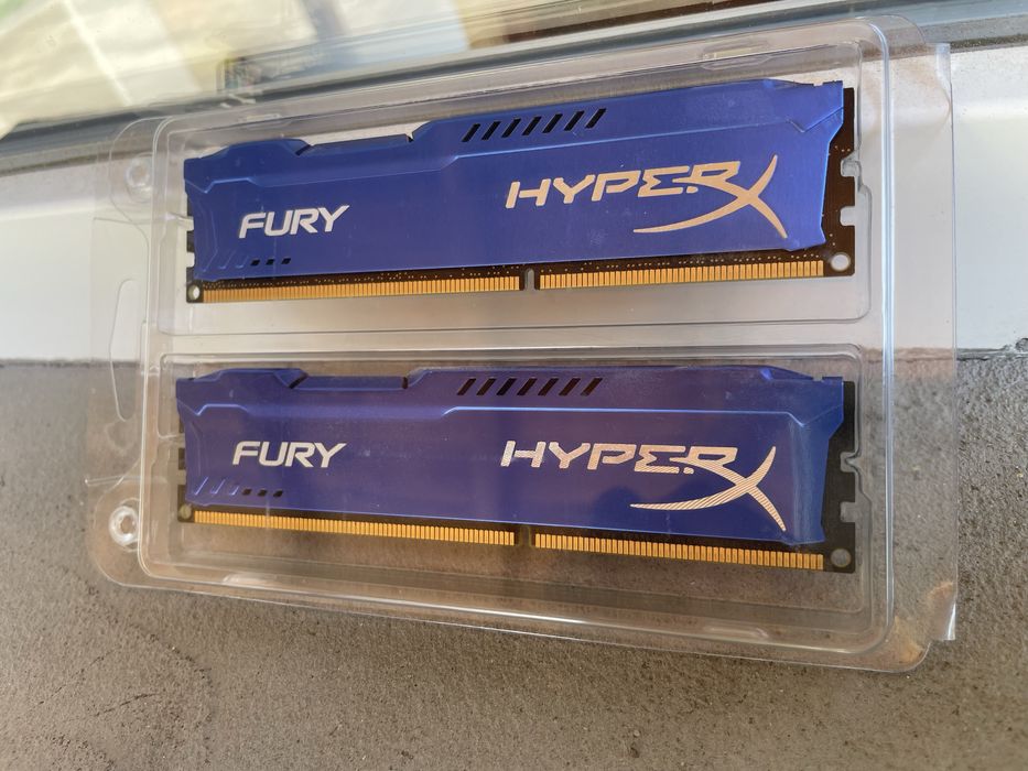 HyperX Fury Blue 8GB (2x4GB) DDR3 1600MHz CL10