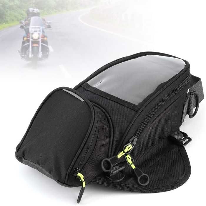 Мото чанта за резервоар Automat, Водоустойчива, Прозрачен прозорец