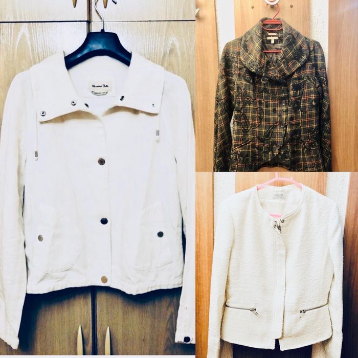 Бяло яке Massimo Dutti, сако Calliope, Capasca и Zara