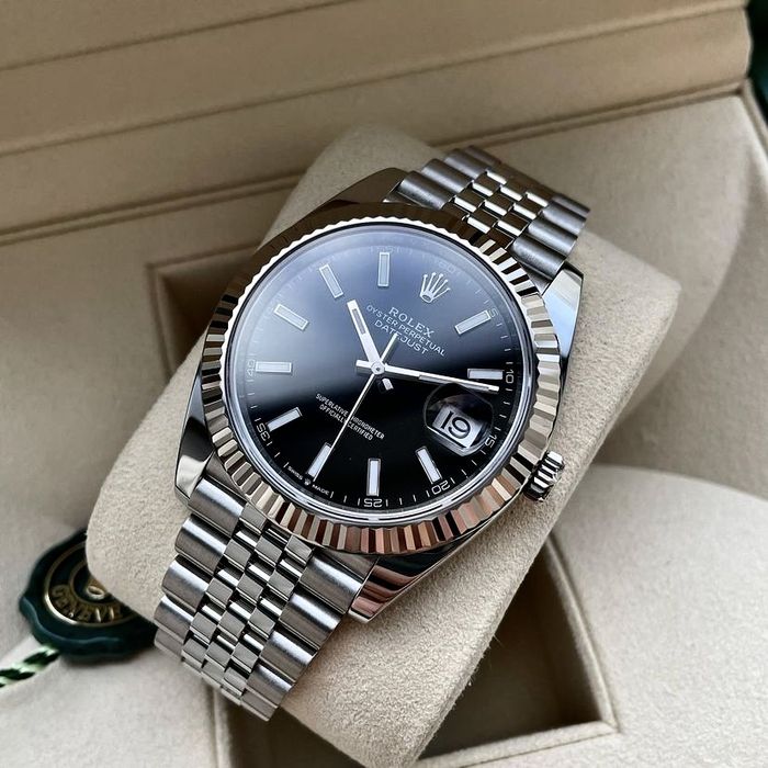 Rolex  Date-just  Black Dial 41,mm