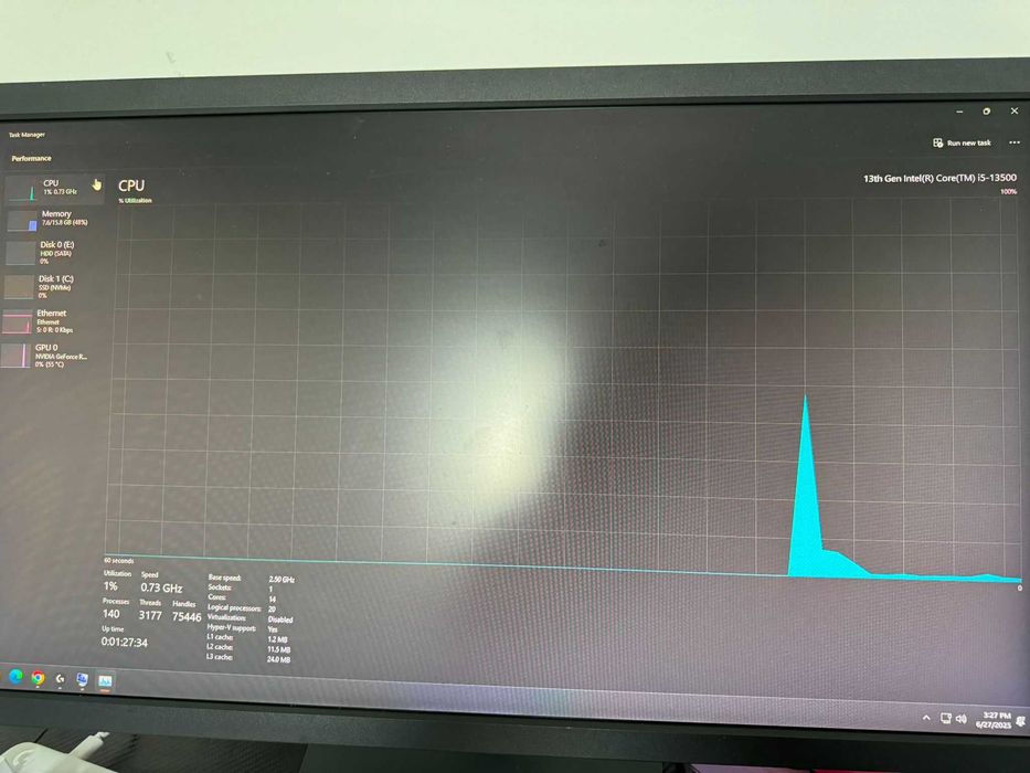 PC GAMING i5‑13500 + 16GB RAM+ RTX 3070 – fără SSD/HDD