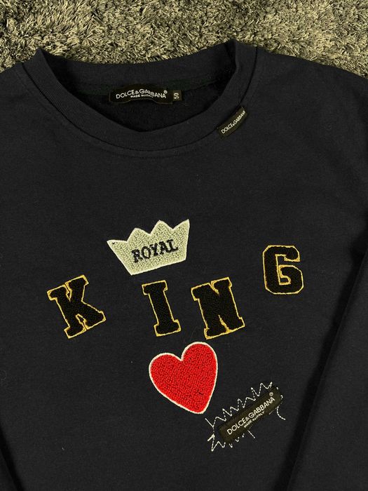 Dolce & Gabanna DG King Crown Crewneck Sweatshirt Мъжка Блуза