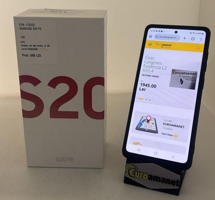 Telefon mobil Samsung Galaxy S20 FE, Dual SIM, 128GB, 6GB RAM, 5G -A-