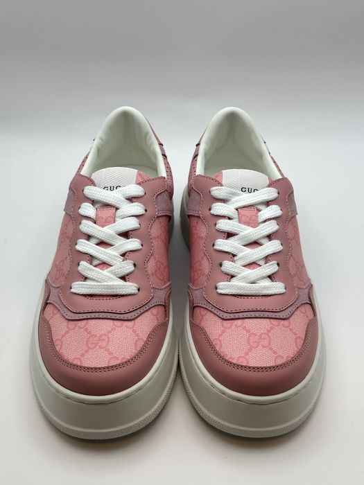 Gucci Classic Pink White Sole Sneakers