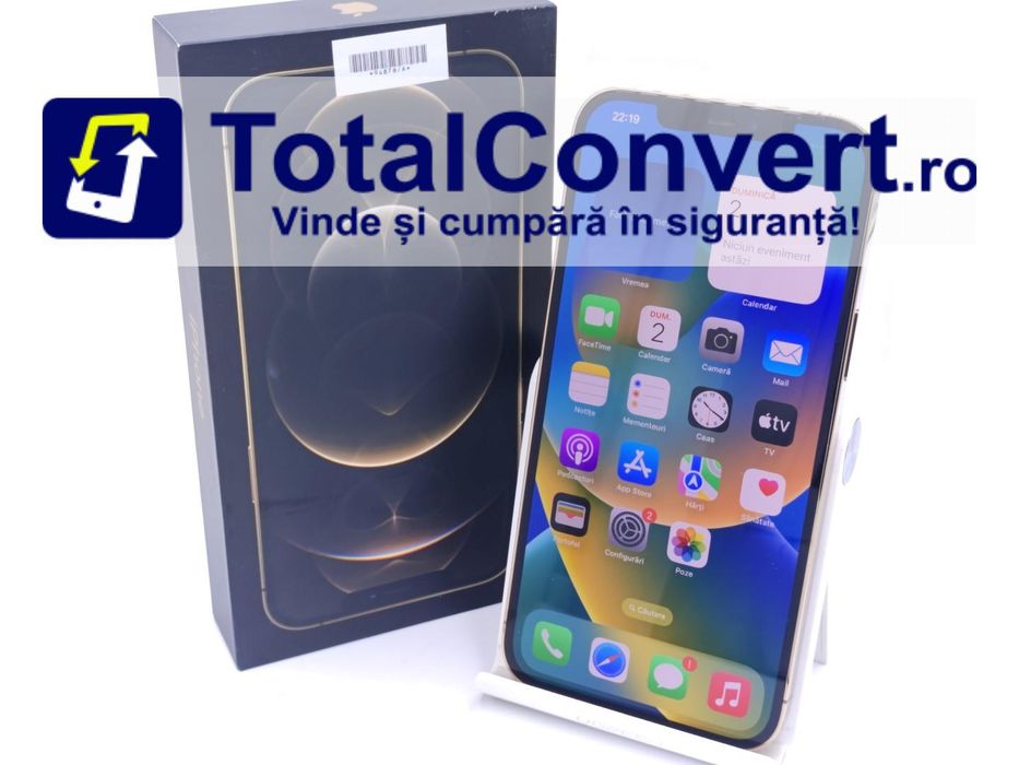 Apple iPhone 12 Pro Max 128GB Gold 6GB, Garantie 24 luni | #D94878