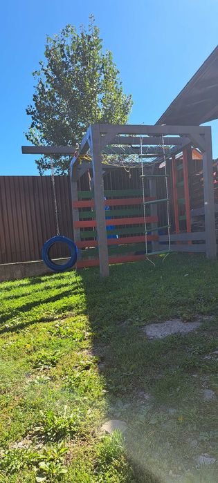 Loc de joacă din lemn pt exerciții fizice copii