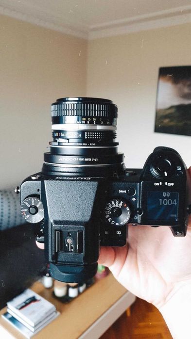 Nikkor 50mm f1.4 + Nik(G) - GFX адаптер