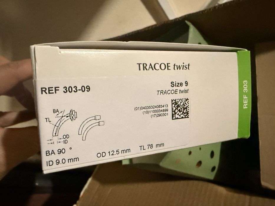 Canula traheala Tracoe Twist 9
