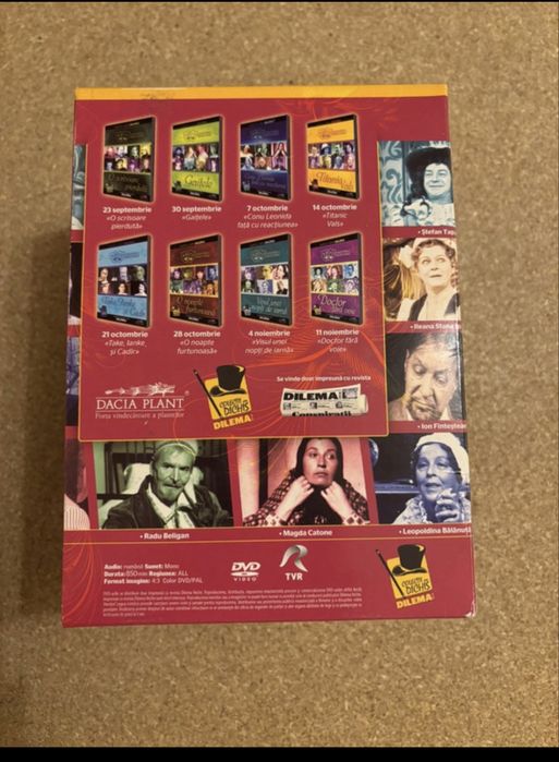 Colectia de DVD uri cu capodopere ale teatrului romanesc