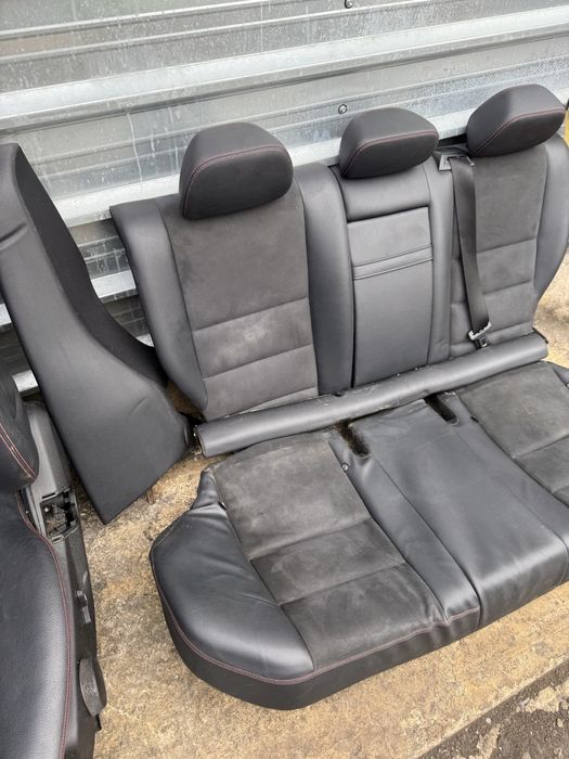 Кожен салон с алкантара за Mercedes benz w204 facelift лек дефект н103