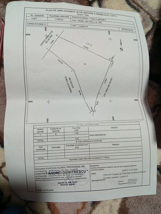 Pământ,com.albota,sat cerbu