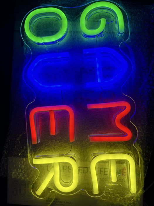 Lampa LED usb EFECT neon -GAME OVER