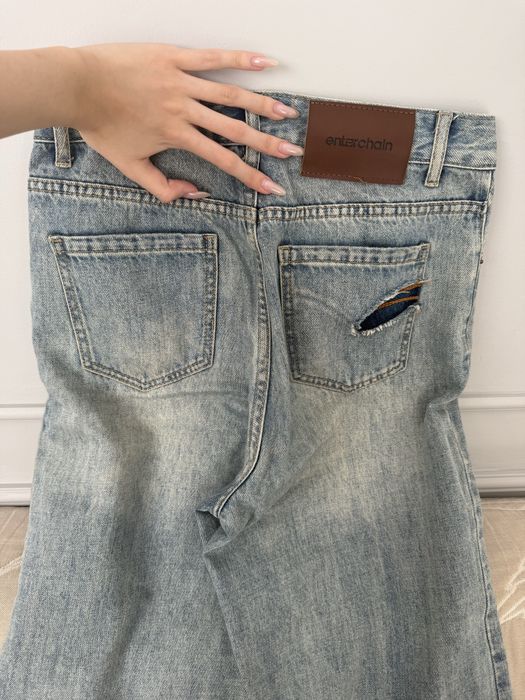 продам голубые джинсы