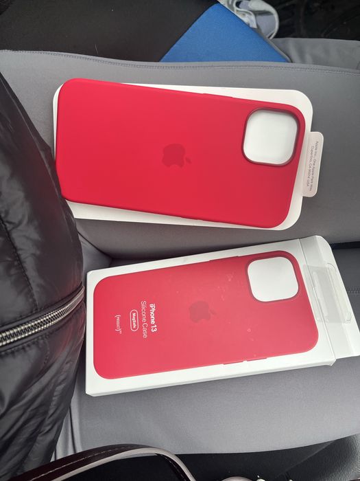 Силиконов кейс за iphone 13, едно към едно с оригиналните, с магсейф