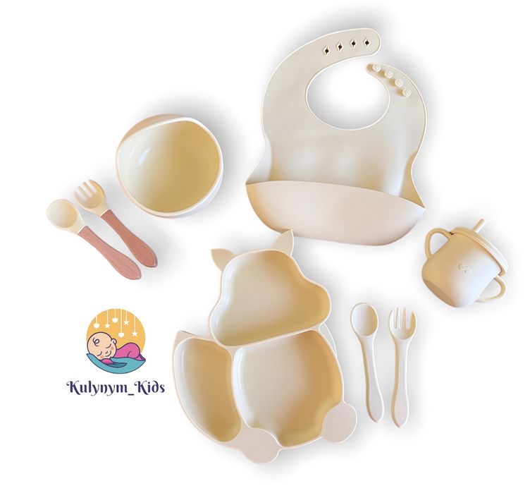 Детская силиконовая посуда