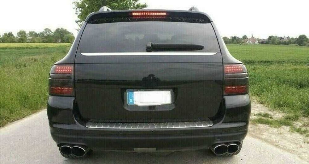 Стопове Порше Кайен 1 ЛЕД тъмни Опушени Porsche Cayenne 1 Тунинг LED