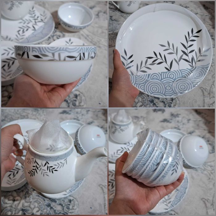 Набор посуды 34 штуки Новый