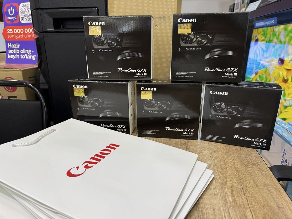 Canon G7 X MARK 3 black наличии Made in Japan