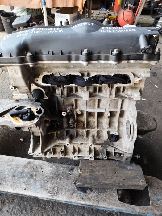 Двигател за E46 316 ti Compact 1.6i 85 kw/115k N42B18A 01/05 Г